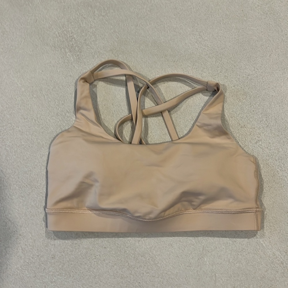 Lululemon nude sports bra, size 6